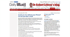 Desktop Screenshot of lefeverblog.dailymail.co.uk