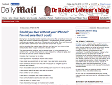 Tablet Screenshot of lefeverblog.dailymail.co.uk