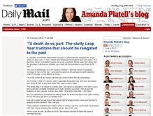 Tablet Screenshot of platell.dailymail.co.uk