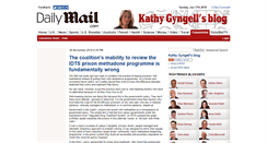 Desktop Screenshot of gyngellblog.dailymail.co.uk
