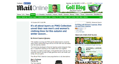 Desktop Screenshot of golfblog.dailymail.co.uk