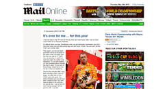Desktop Screenshot of dartsblog.dailymail.co.uk