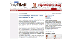 Desktop Screenshot of myersblog.dailymail.co.uk